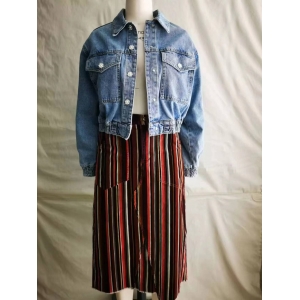 DENIM JACKET、CORDUROY DRESS